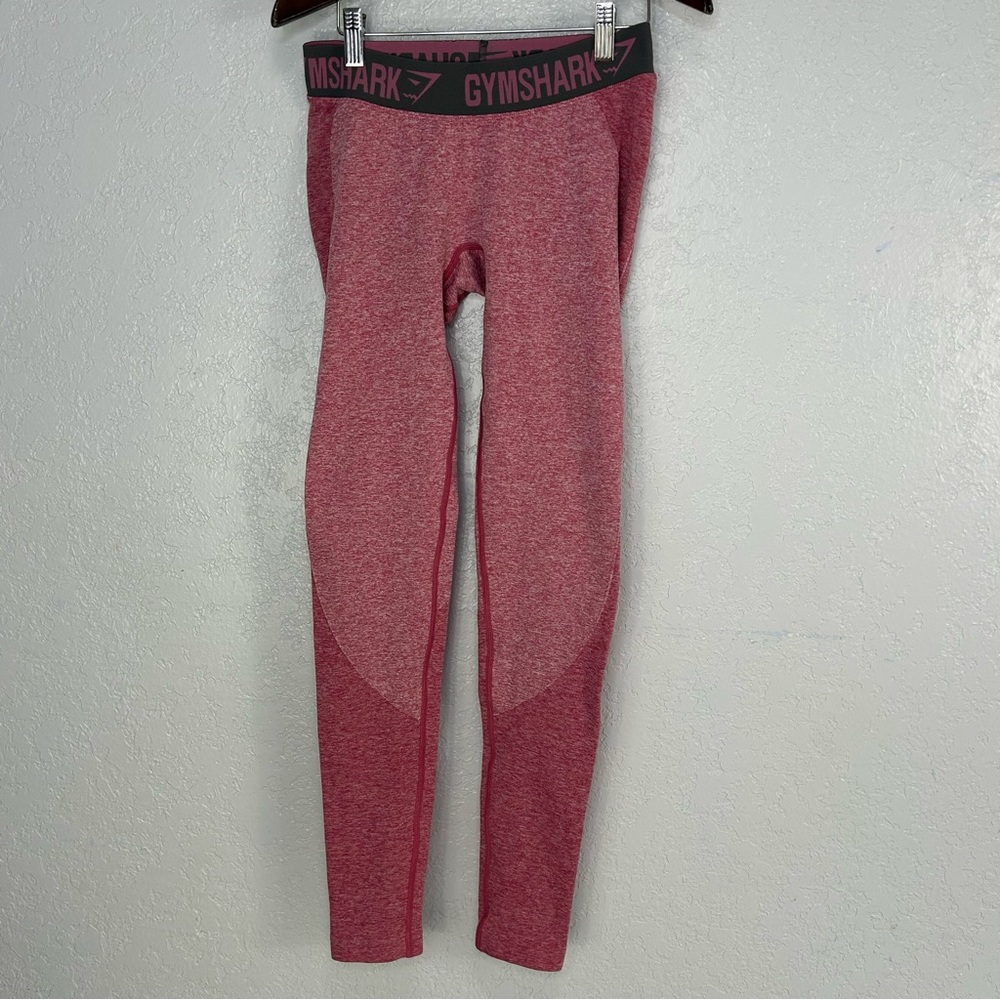 Gymshark Flex Butt Out Leggings Beet Marl Chalk Pink Women’s Size Small